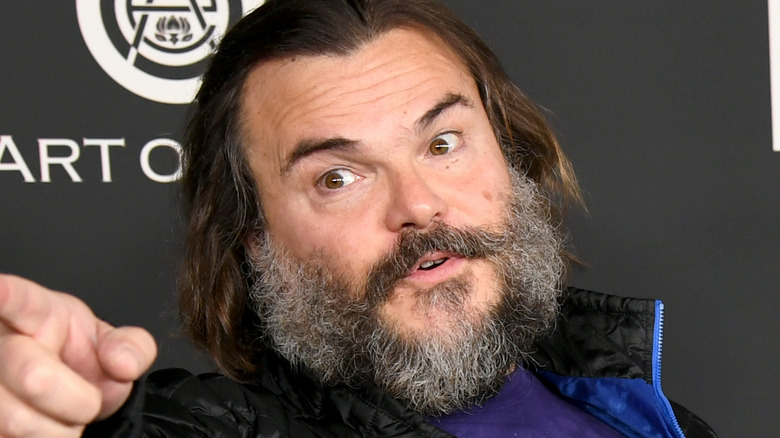 Jack Black Pointing Off Screen