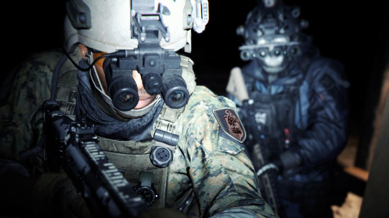 Modern Warfare II night vision soldiers