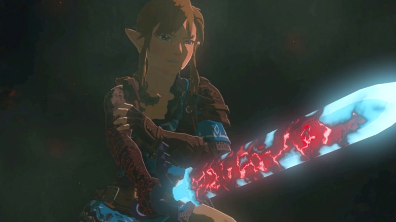 Link with Malice Master Sword