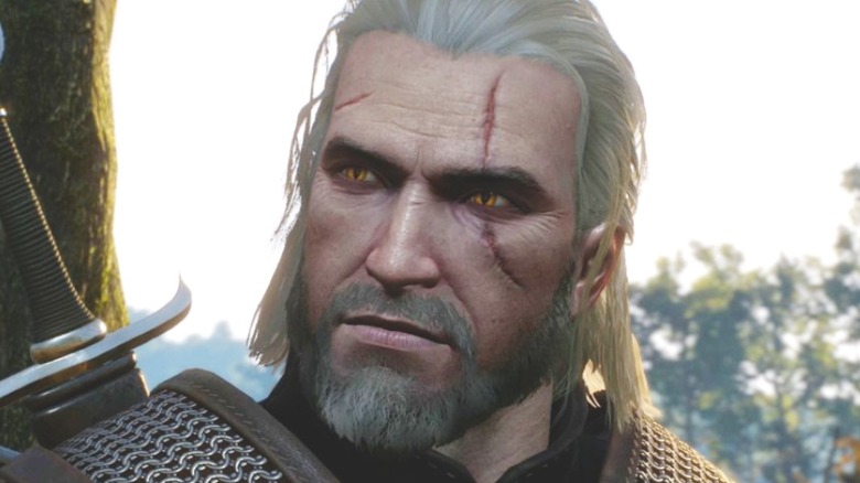 Geralt looking left