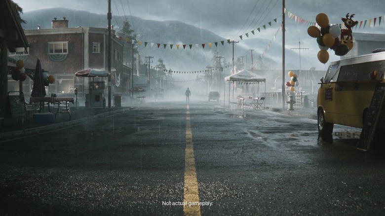 Alan Wake end small town road
