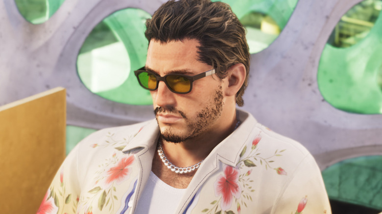 Jason Duval is seen wearing shades in Grand Theft Auto 6