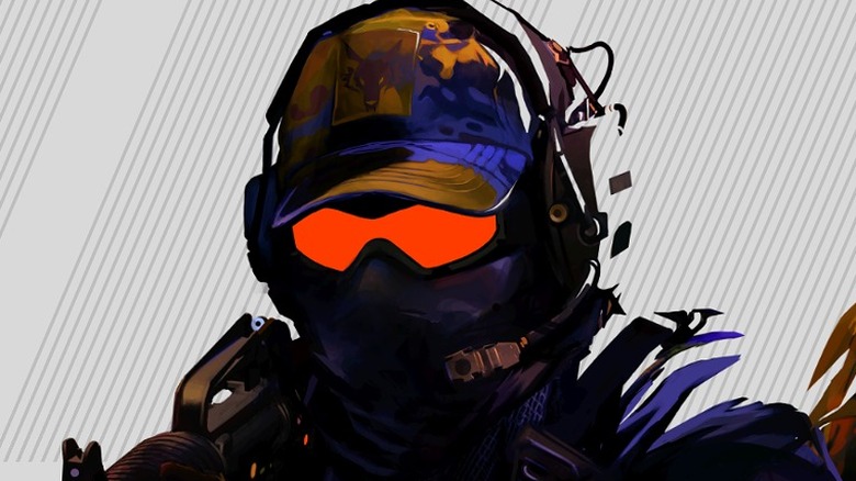 Operator orange visor