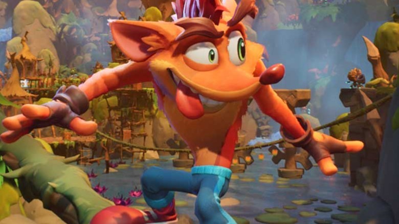 crash bandicoot surfing key art