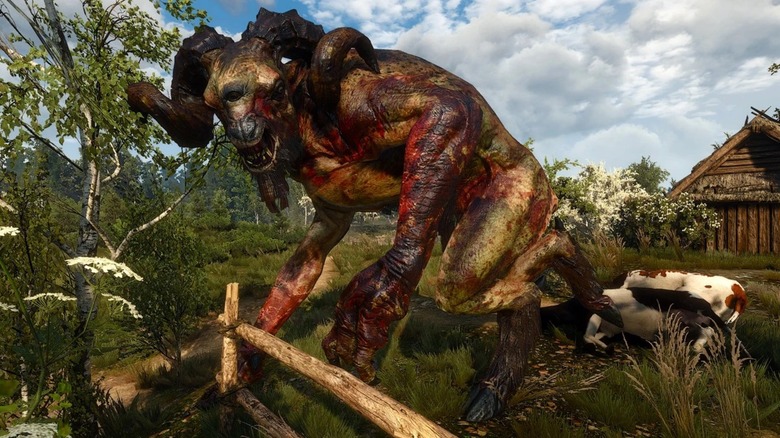 Chort appearing to avenge some cows in 