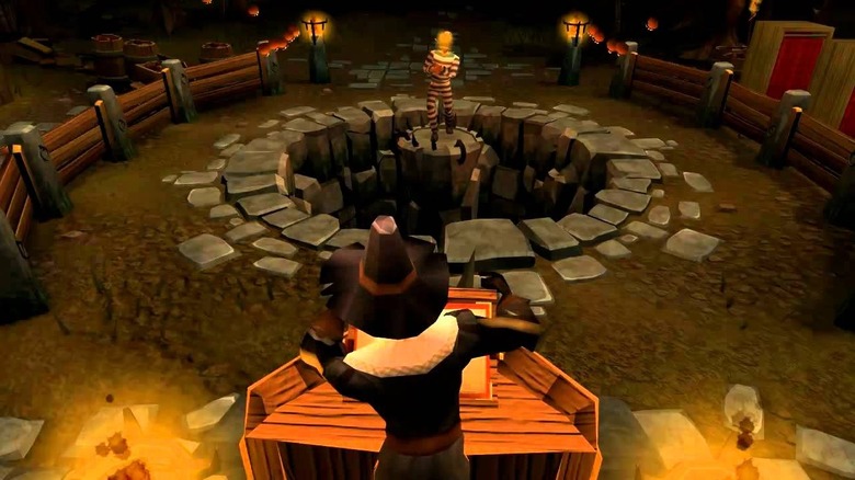 A trial taking place in Botany Bay in "RuneScape"