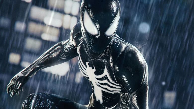 Symbiote Peter in rain