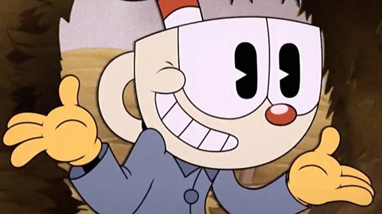 Cuphead shrugging