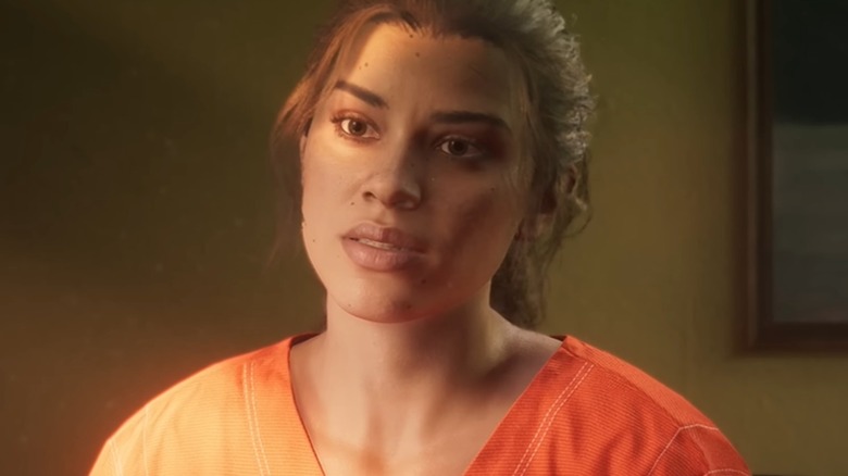 Lucia wearing orange in GTA 6