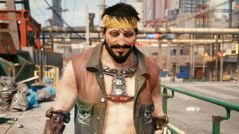 Cyberpunk 2077 NPC walks