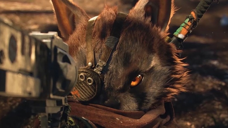 Biomutant character gun