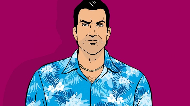 Tommy Vercetti pink background