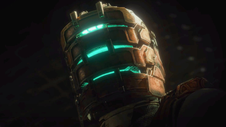 Isaac from Dead Space close up from the gameplay trailer