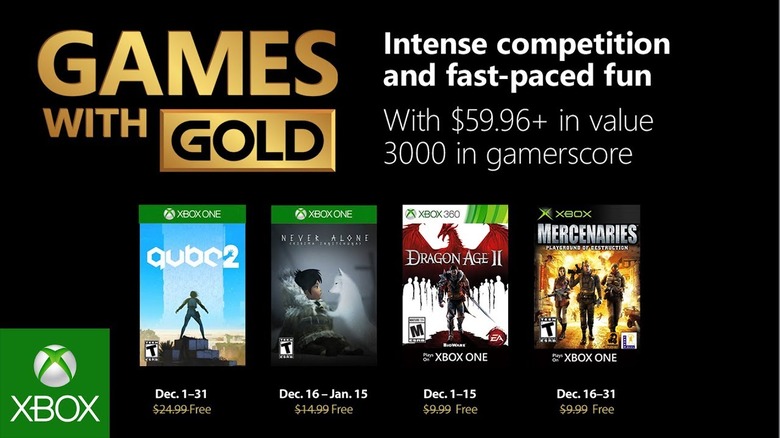 Xbox Live Games with Gold