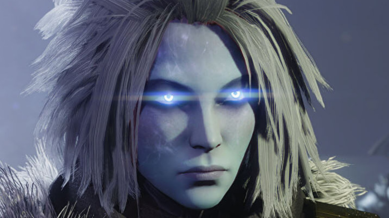 Destiny 2 character glowing eyes