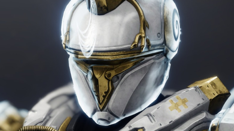 Destiny 2 Titan white helmet