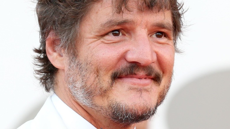 Pedro Pascal smiles