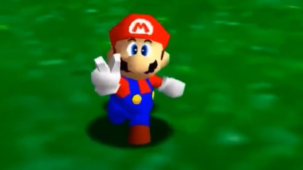 Super Mario 64 Peace sign