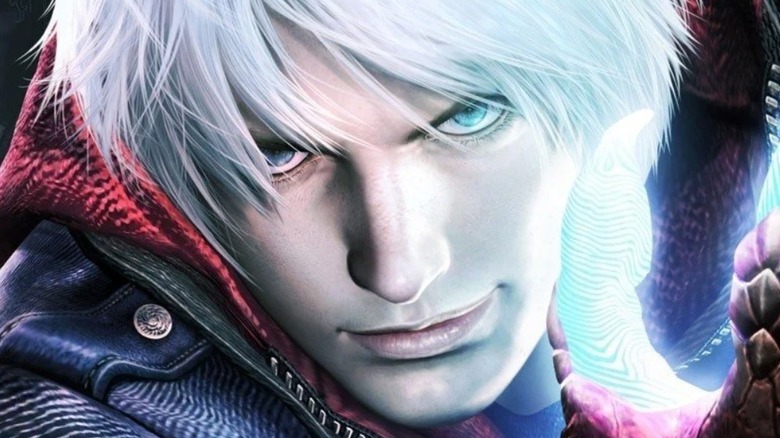 Dante smirking