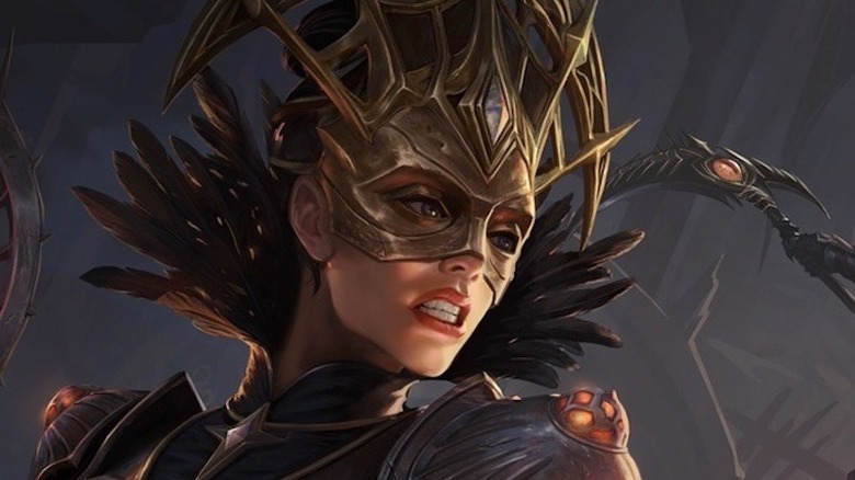 Diablo Immortal wizard art close up