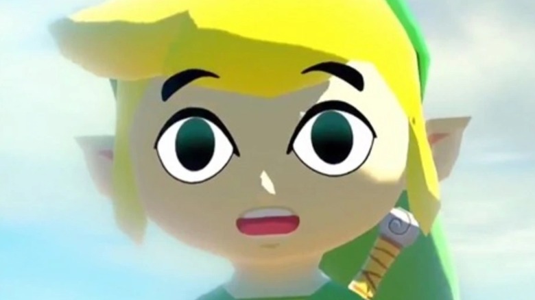 surprised Link in The Legend of Zelda: The Wind Waker
