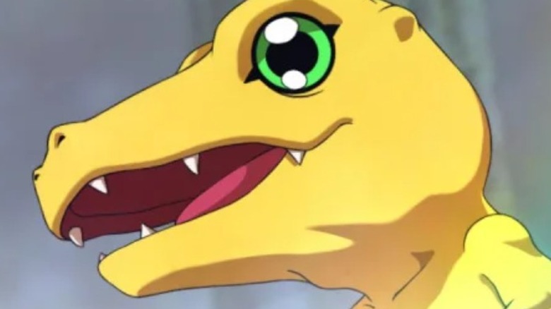 Agumon mouth open