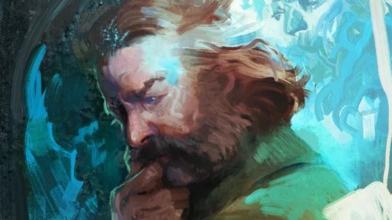 Disco Elysium concept art close up