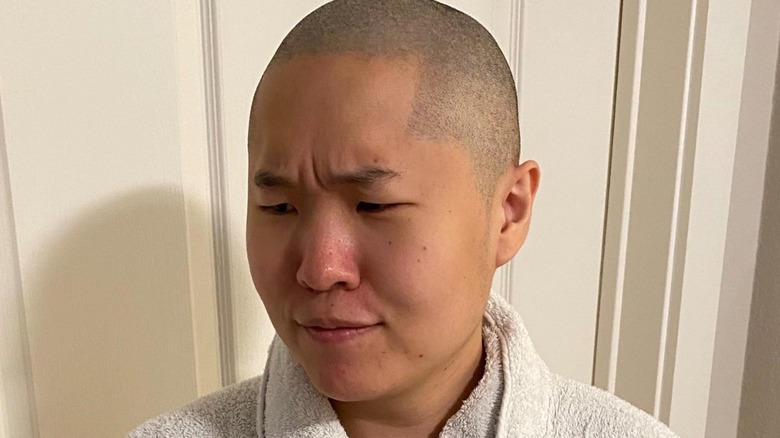 Disguised Toast shaved head