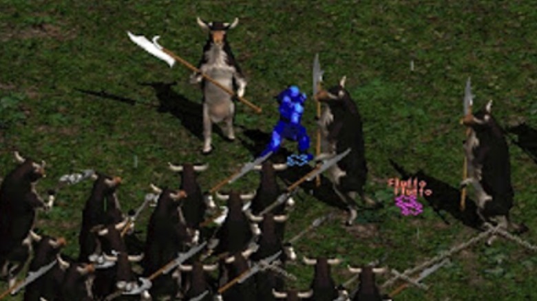 cows with weapons