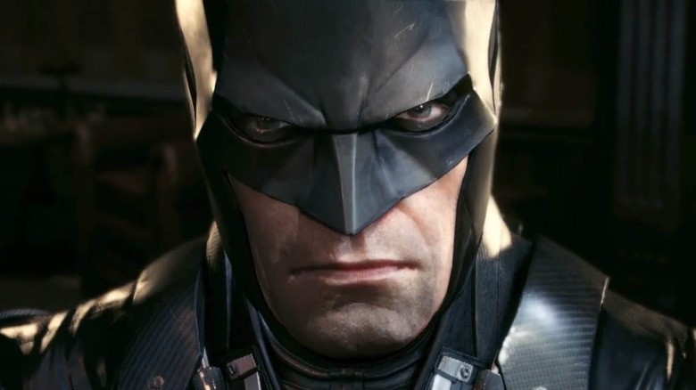 Batman glaring