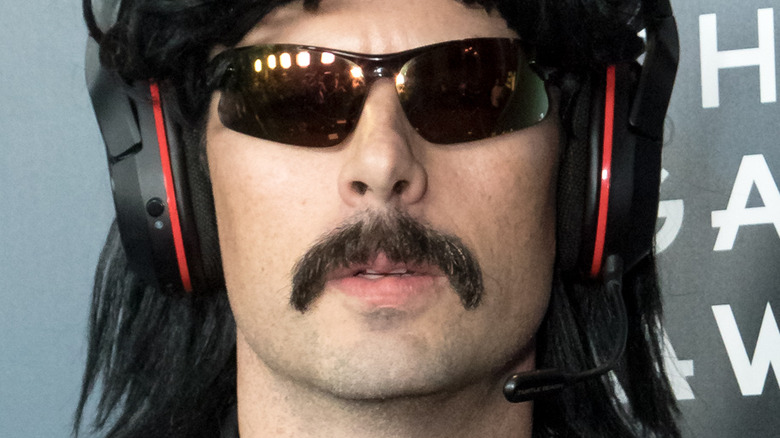 Dr Disrespect facing forward