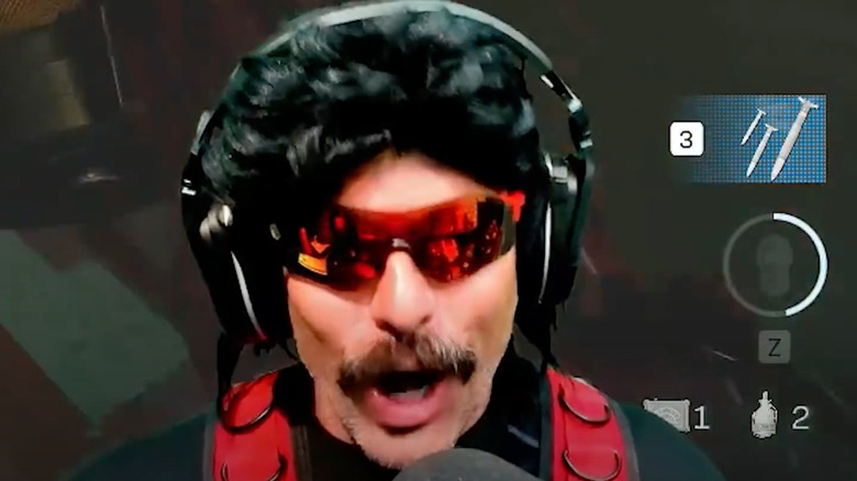 Dr Disrespect shouting