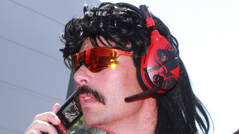 Dr Disrespect on flip phone