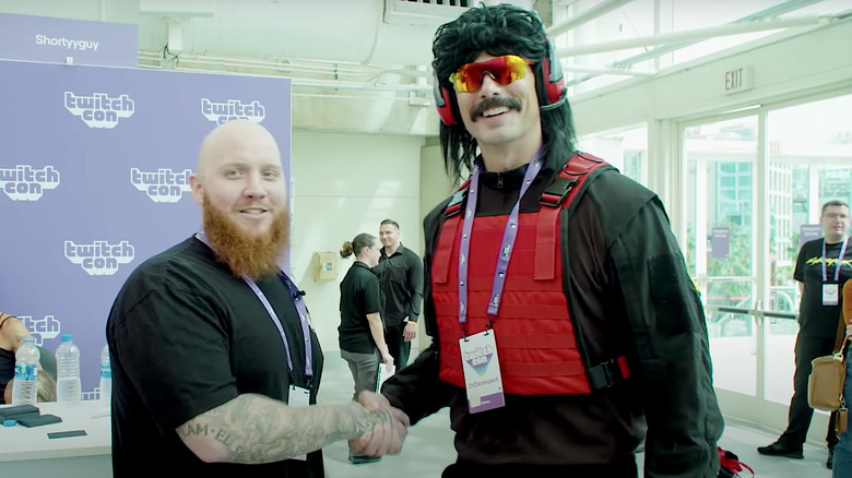 TimTheTatman and Dr Disrespect shake hands