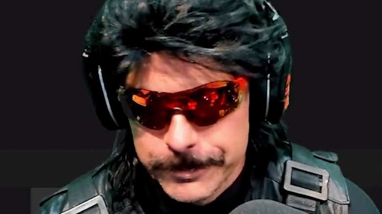 Dr Disrespect face close up