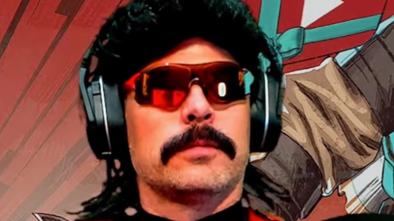 Dr Disrespect flexing