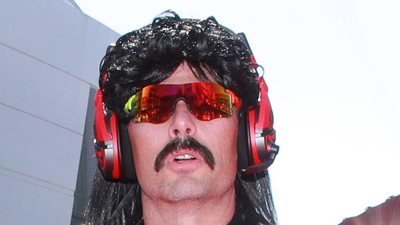 Dr Disrespect posing on red carpet