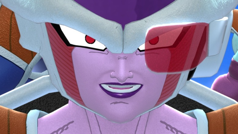 Frieza smirking