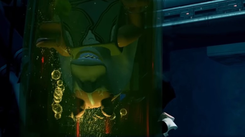 Lego Jar Jar Binks in a vat.