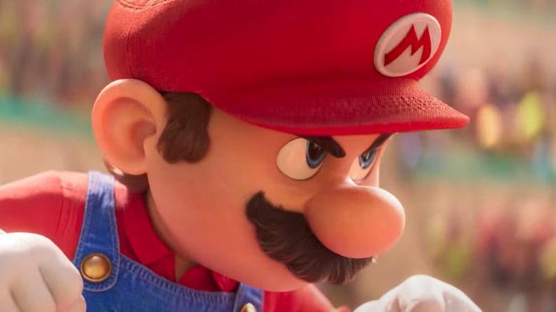 Mario preparing to fight Donkey Kong