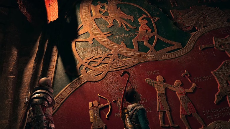Kratos mural God of War
