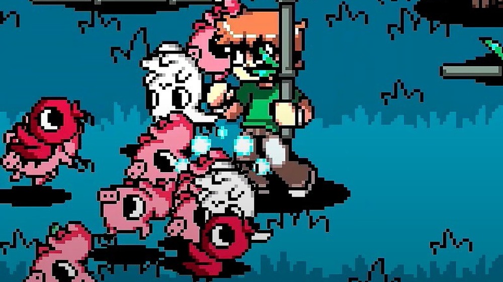 Scott Pilgrim collecting animals