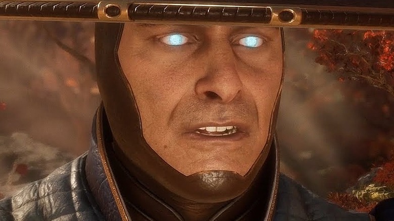 Raiden eyes flicker