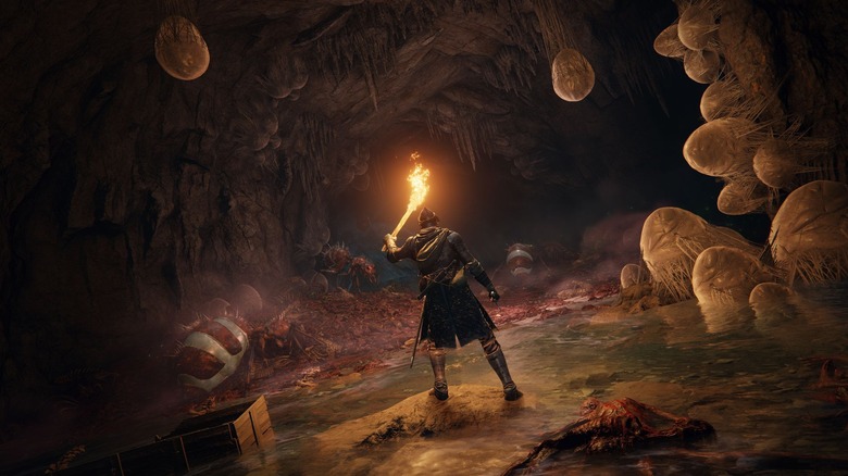 Exploring in Elden Ring