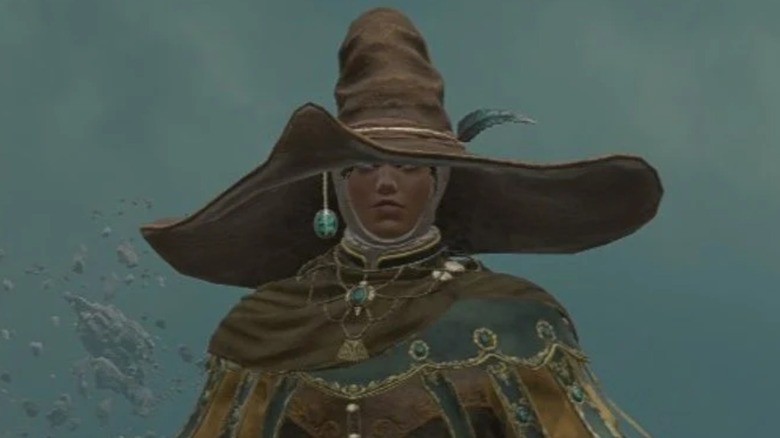Character wearing spellblade hat
