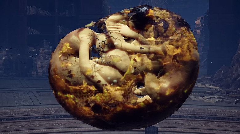 Scholars inside egg