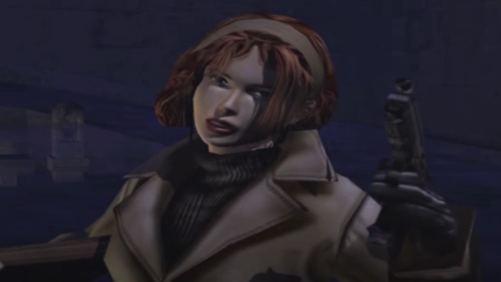 Dead to Rights Hildy holding gun