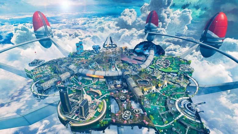 Aerial view of Olympus
