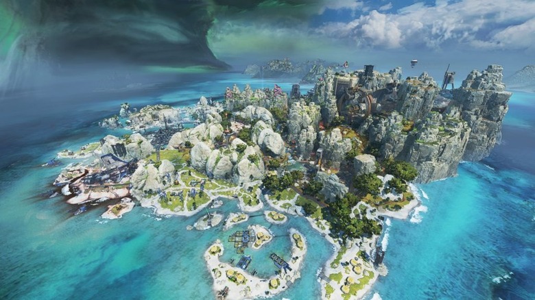 Aerial view of Storm Point