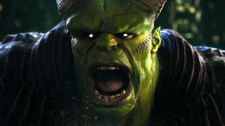 Corrupted hulk screaming